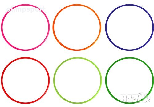 Ринг с вътрешен диаметър 18.5 см. Изработен от PVC. Дебелина ринг - 8 мм. Цвят - различни цветове. М