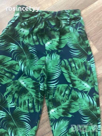Флорален летен панталон , снимка 2 - Панталони - 40108004