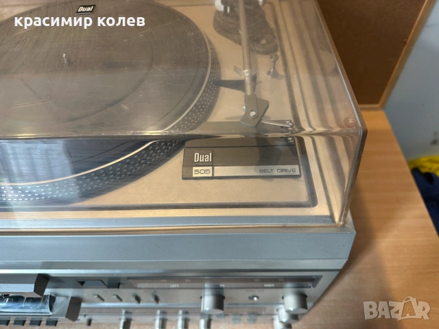 ресивър , дек и грамофон на "DUAL", снимка 3 - Ресийвъри, усилватели, смесителни пултове - 53290309