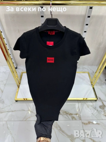 Hugo Boss Дамска Тениска👚Дамска Блуза С Къс Ръкав Хуго Бос Код A1294, снимка 2 - Тениски - 53568242