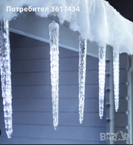 Лед висулки многоцветни и във бяло, снимка 2 - Лед осветление - 50490854