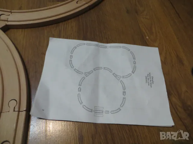 Дървено влакче, снимка 13 - Влакчета, самолети, хеликоптери - 48804341