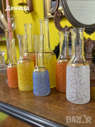 Захаросани шишенца -юзчета 2 броя-240 мл пълни 3 броя-130 мл пълни 2 броя-80 мл пълни Общо-7 броя, снимка 5 - Чаши - 51752652