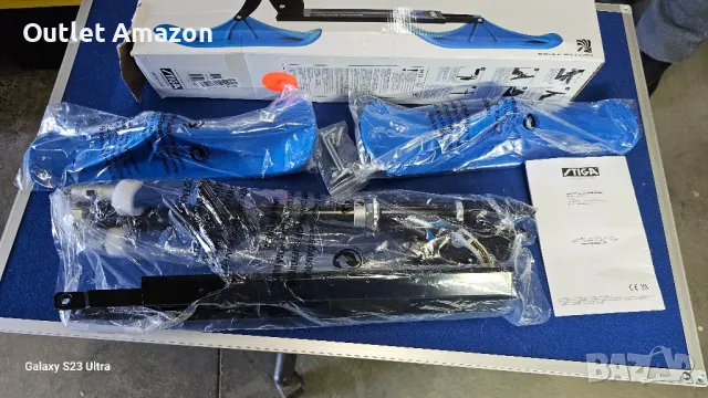 Снежен скутер SNOW KICK черно и синьо

, снимка 2 - Зимни спортове - 49580288