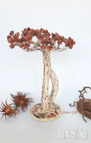 Дръвче Слънчев Камък, Подарък Коледа, Подарък Семейство, Подарък Зодия, Семеен подарък, снимка 3 - Други - 34516509