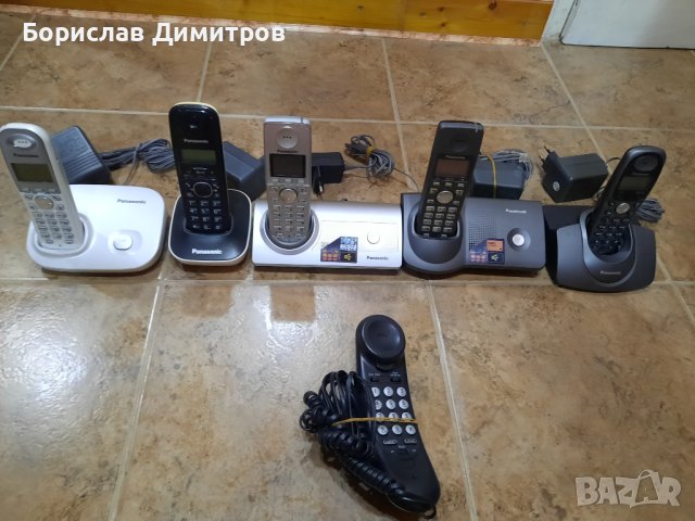 Продавам безжични телефони Panasonic 5 комплекта, снимка 3 - Други - 43399261