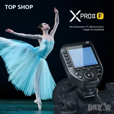 Нов Безжичен тригер за светкавица за камера Fuji Трансмитер TCM функция, снимка 4 - Чанти, стативи, аксесоари - 49668504