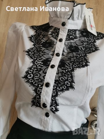 Риза с дантела