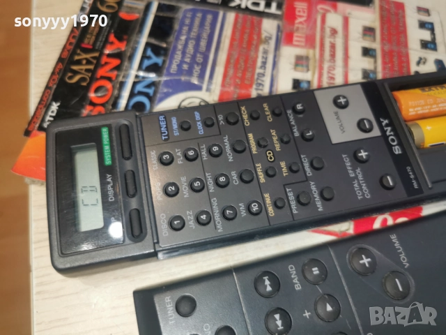 ORIGINAL REMOTE SONY 3012252153, снимка 2 - Ресийвъри, усилватели, смесителни пултове - 52940327