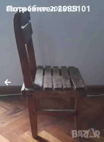 Ретро детско столче, снимка 2 - Антикварни и старинни предмети - 52791228