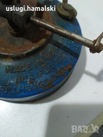 Стар немски бензинов котлон, снимка 4 - Антикварни и старинни предмети - 53205205