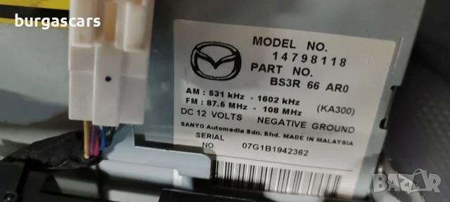CD радио 14798118 Mazda 3 - 80лв, снимка 3 - Части - 51128390