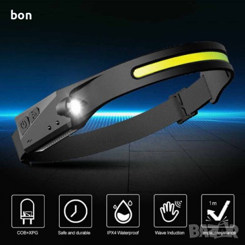 Сензорен LED челник 