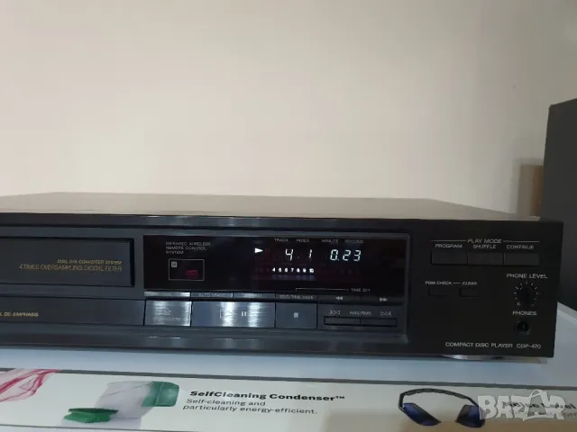 SONY-CDP 470, снимка 5 - Ресийвъри, усилватели, смесителни пултове - 49236219