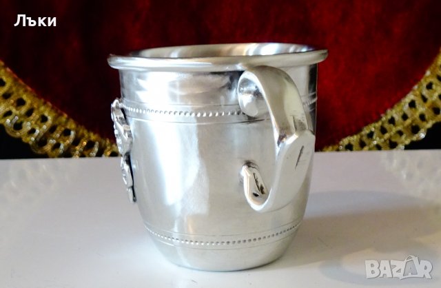 Чаша от калай с корона,кралски герб. , снимка 3 - Антикварни и старинни предмети - 40147258