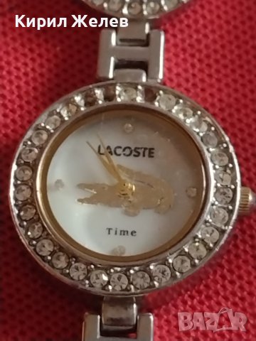 Марков дамски часовник LACOSTE TIME с много кристали стил и елегантност 41753, снимка 1 - Дамски - 43785888