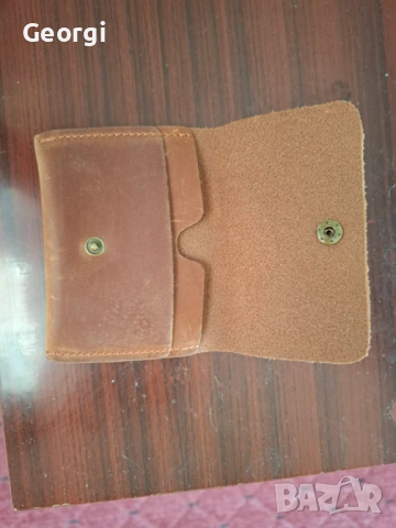 Мек ръчно изработен портфейл от естествена телешка кожа., снимка 3 - Портфейли, портмонета - 52856024