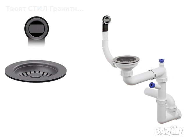 Сив СПРИ СКРОЛА – ВСИЧКО ЗА КУХНЯТА ГОТОВО  Мивка + смесител + сифон + дозатор + препарати, снимка 5 - Кухни - 53095618