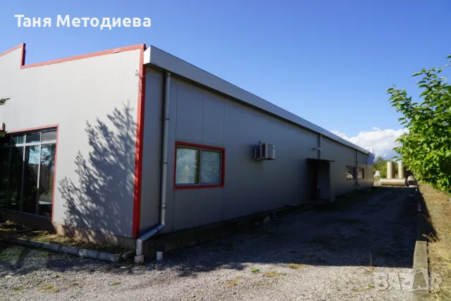  Промишлена база под наем - Карлово 571 м² с двор, ток, вода, лице на републикански път, снимка 4 - Производствени сгради - 46186389