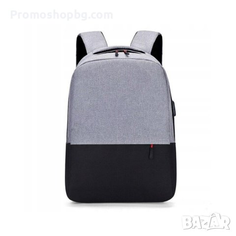 Раница за лаптоп Onyx, 43x30x15 см, 15,6 инча, Водоустойчива, Сива, размери 43x30x14 cm, снимка 2 - Раници - 40361741