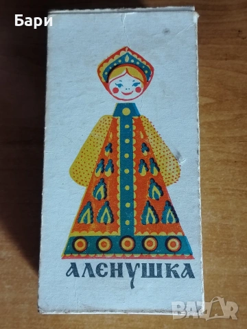 Тенекиена механична играчка АЛЕНУШКА /МОСКВА 80 СССР, снимка 14 - Колекции - 53139981