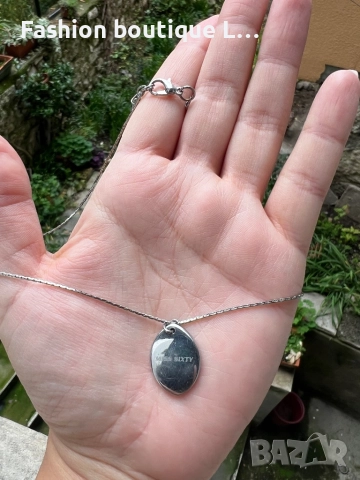Сребърно колие на Miss Sixty ❤️, снимка 4 - Колиета, медальони, синджири - 52412427