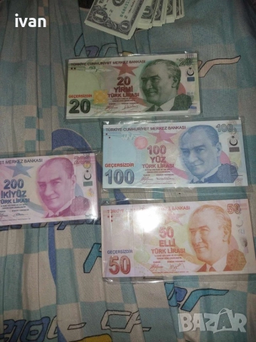 Фалшиви пари долари и евро и турски лири, снимка 3 - Нумизматика и бонистика - 52667748