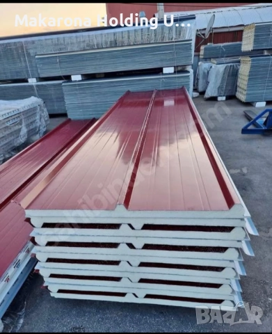 Покривни термопанели Цветни 4см дебелина , снимка 3 - Строителни материали - 51505856
