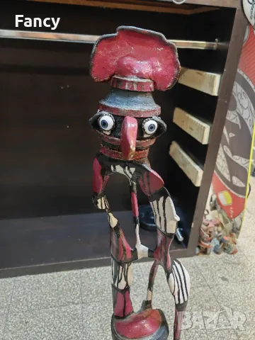 Ръчно изработена статуетка 110 см, снимка 7 - Антикварни и старинни предмети - 47342615