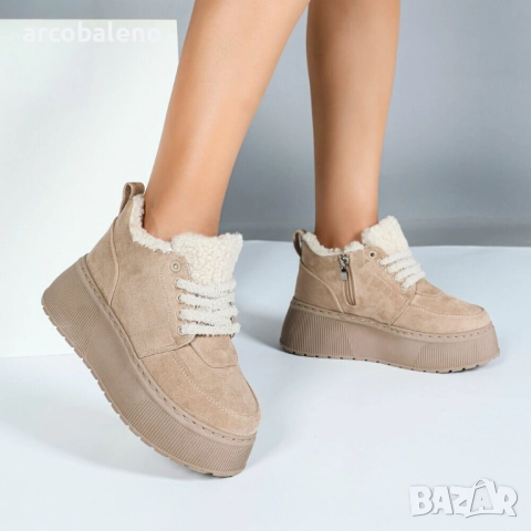 Дамски високи маратонки, 4цвята , снимка 2 - Маратонки - 51717975