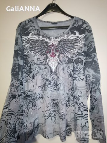 ОРИГИНАЛНА И ЕФЕКТНА БЛУЗА GERRY WEBER 3XL, снимка 1 - Туники - 44014760