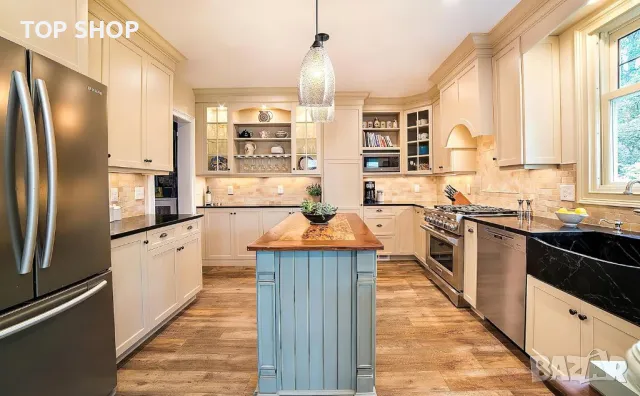 Aiehnid Glass Shade Висяща лампа с батерии, дистанционно, синьо, снимка 5 - Лампи за таван - 49971382