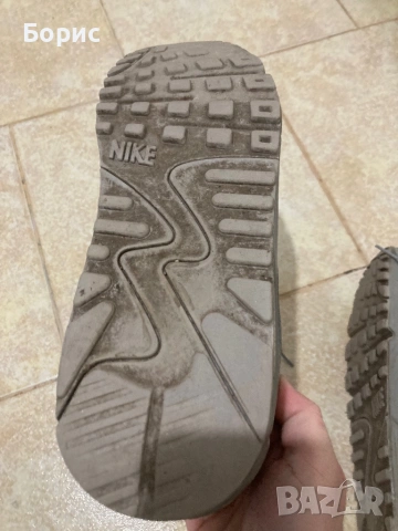 Nike Air Max 90 Wolf Grey,46",100% оригинални, снимка 5 - Маратонки - 53161359