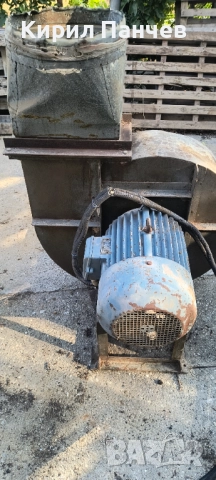 Центробежен вентилатор-охлюв с двигател 11 kW