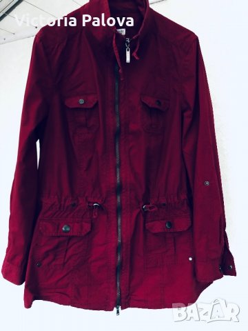 Леко яке GINA LAURA,цвят малина, снимка 2 - Якета - 28032462