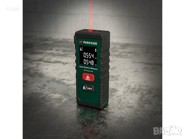 НОВИ! Лазерна ролетка Parkside 20м, снимка 2 - Измервателни инструменти - 43516040