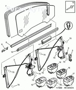 9300A6,ляво уплътнение над стъкло предна лява врата PEUGEOT 206, снимка 3 - Части - 27696295