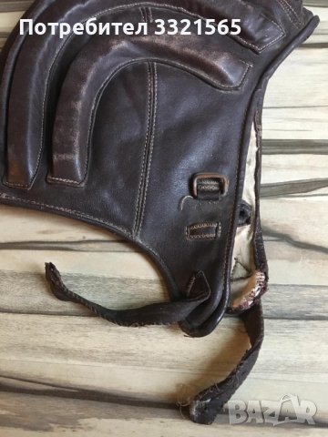 Стара парашутистка шапка, снимка 4 - Антикварни и старинни предмети - 40314178