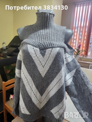 Дамски пуловер , снимка 2 - Блузи с дълъг ръкав и пуловери - 52065300