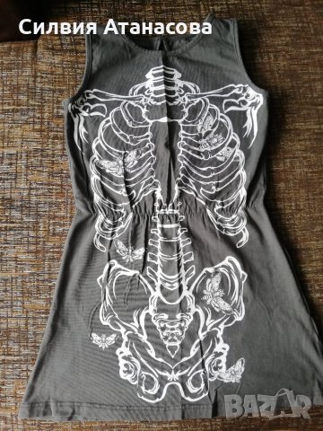 Рокля метал мотив, снимка 1