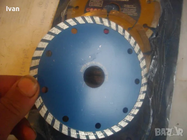 ф125мм НОВ АВСТРИЙСКИ ДИАМАНТЕН ДИСК ДИАМАНТИНА FERREX ЗА РЯЗАНЕ НА КАМЪК ТУХЛИ КЕРЕМИДИ КЛИНКЕР , снимка 11 - Диамантени и режещи инструменти - 50180877