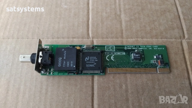 Apple Mac 820-0537-B Comm Slot 10mbps Network Interface Card, снимка 5 - Мрежови адаптери - 53453751