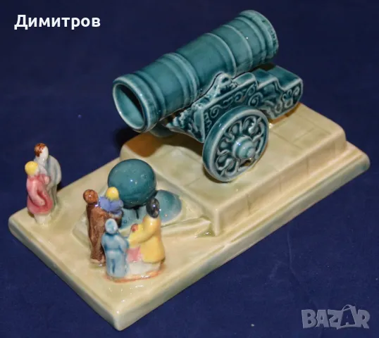 Статуетка Царь Пушка СССР Порцелан, снимка 2 - Антикварни и старинни предмети - 47582544