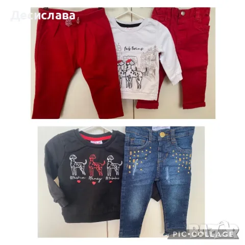 Лот дрехи за момиче 1 година 80 см, снимка 2 - Комплекти за бебе - 48864817