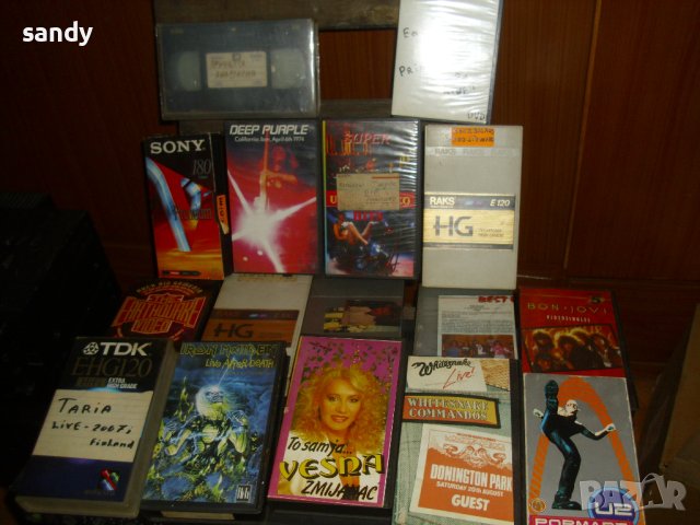 VHS-касети-музика-16 бр.