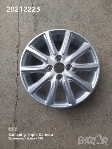 1 брой алуминиева джанта за Toyota Aygo 15, снимка 3 - Гуми и джанти - 50379136