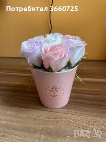 Уникални подаръци с ароматни сапунени рози, снимка 7 - Изкуствени цветя - 39883295