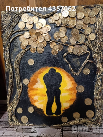 Модерно изкуство и пана с дървото на изобилието , снимка 5 - Декорация за дома - 53164373