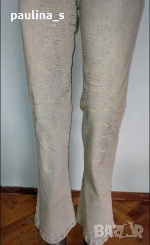 Два различни броя / Джинси и дънки с широки крачоли "C O G" bootcut / широки крачоли за над ботуши, снимка 14 - Панталони - 28551213