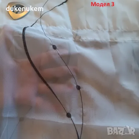 НОВА! Римска щора с халки, полупрозрачно перде с бродерия, снимка 9 - Пердета и завеси - 50020135